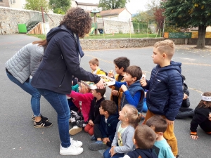 Retournac : les écoliers d&#039;Arc-en-Ciel ont pratiqué pour la Semaine du goût