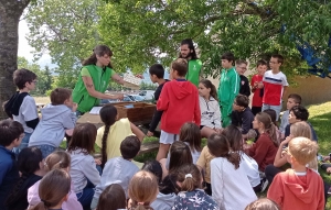 Monistrol-sur-Loire : des écoliers de Lucie-Aubrac au pays du vent