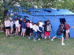 Monistrol-sur-Loire : des écoliers de Lucie-Aubrac au pays du vent