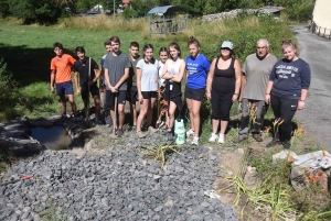 Beaux : le chantier de jeunes s&#039;intéresse aux puits de &quot;Courenc&quot;