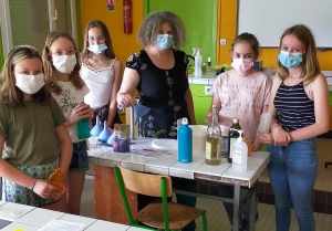 Monistrol-sur-Loire : au collège du Monteil, on fabrique son déodorant, dentifrice ou baume