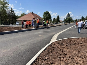 L&#039;entrée nord du Monastier-sur-Gazeille réaménagée