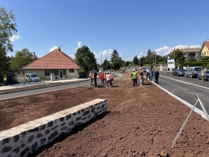 L&#039;entrée nord du Monastier-sur-Gazeille réaménagée