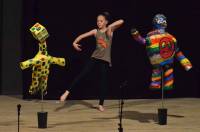 Les jeunes de la classe Ulis ont partagé la scène avec des danseuses.