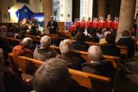 L&#039;église résonne des chants des choristes de la Maîtrise du Puy