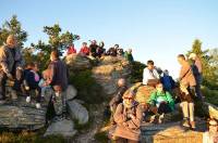 50 participants pour le coucher du soleil avec Les Amis de l&#039;Auze