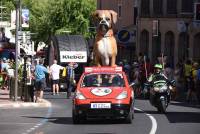 La caravane publicitaire contente les spectateurs sur le Tour de France