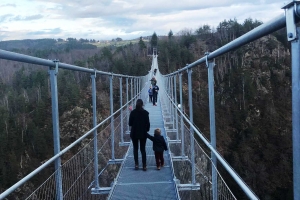 Passerelle himalayenne des gorges du Lignon : des chiffres de fréquentation vertigineux