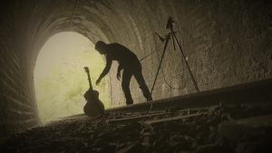 Après une pause artistique à Bas-en-Basset, ce musicien va reprendre son voyage à vélo