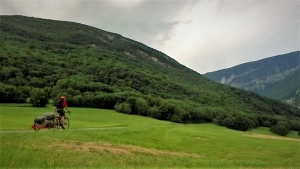 Après une pause artistique à Bas-en-Basset, ce musicien va reprendre son voyage à vélo