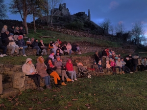 Retournac : une crèche bien vivante au château d&#039;Artias