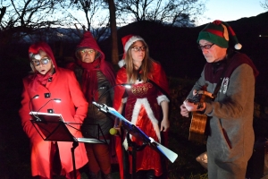 Retournac : une crèche bien vivante au château d&#039;Artias