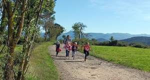 Les Villettes : les écoliers font un P&#039;tit tour à pied à Blanzac