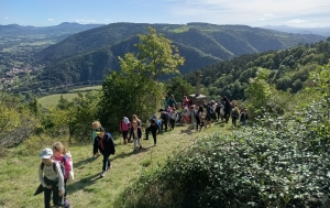 Les Villettes : les écoliers font un P&#039;tit tour à pied à Blanzac