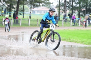 VTT à Sainte-Sigolène : la course des U9 en photos