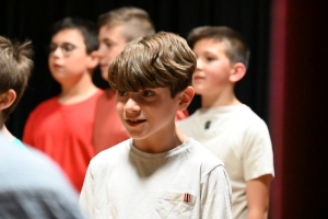 Retournac : les écoliers d&#039;Arc-en-Ciel jouent les choristes sur scène