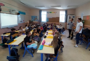 Yssingeaux : trois instruments présentés aux enfants de l&#039;école Jean-de-la-Fontaine