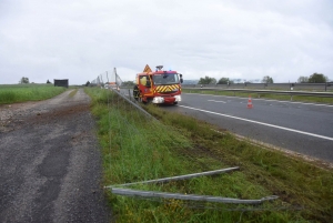 RN88 : un fourgon rempli de volailles part en tonneau à Saint-Maurice-de-Lignon