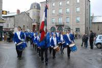 La batterie-fanfare Lizieux-Mézenc ouvrait tout naturellement le défilé.