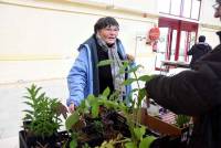 Denise Margerit préside aux destinées des Jardiniers des sucs.