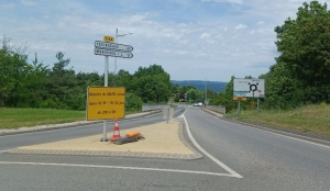 Réfection du giratoire du Mazel à Monistrol-sur-Loire : le rond-point fermé deux nuits