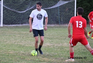 Antoine Verot en juin 2022 lors d&#039;un match entre joueurs actuels et anciens à Beaux