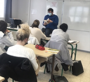 Au lycée Eugénie-Joubert à Yssingeaux, une rencontre appréciée avec un comédien