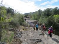 Les randonneurs de Lapte en Ardèche