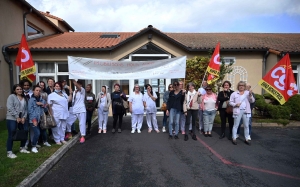 Monistrol-sur-Loire : des agents de l’Ehpad affichent leur ras le bol et se mettent en grève