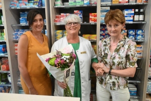 Marie-Laure Chapuis entourée d&#039;Hélène et Elisabeth Guilhot