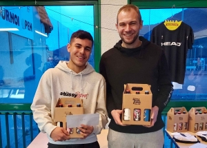 Tennis : Damien Bayard et Chloé Treyve s’imposent à l’Open indoor d’Aurec