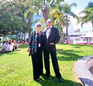 Suzanne et Pierre Simon sont eux à Cannes. Crédit DR