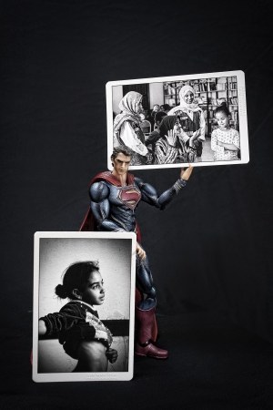 Lapte/Tence : pendant le confinement, Jean-Marc Vidal libère son talent de photographe avec Superman