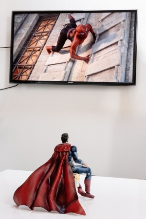 Lapte/Tence : pendant le confinement, Jean-Marc Vidal libère son talent de photographe avec Superman