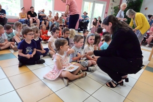 Yssingeaux : vainqueurs d&#039;un concours national, les maternelles de Saint-Gabriel ont gagné leur livre