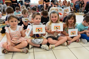 Yssingeaux : vainqueurs d&#039;un concours national, les maternelles de Saint-Gabriel ont gagné leur livre