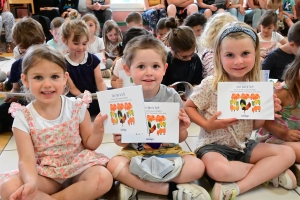 Yssingeaux : vainqueurs d&#039;un concours national, les maternelles de Saint-Gabriel ont gagné leur livre