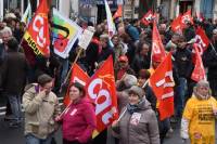 Le Puy-en-Velay : une manif sous le signe du muguet