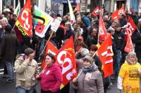 Le Puy-en-Velay : une manif sous le signe du muguet