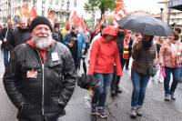 Le Puy-en-Velay : une manif sous le signe du muguet