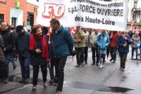 Le Puy-en-Velay : une manif sous le signe du muguet