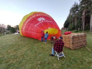 Franck Vergon fait voler en montgolfière au-dessus des Sucs