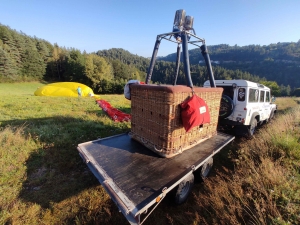 Franck Vergon fait voler en montgolfière au-dessus des Sucs