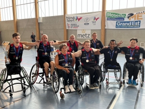 Basket fauteuil : la réserve des Aigles du Velay vice-championne de France de Nationale 2