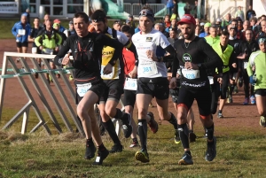 Cédric Célarier, première Luciole au trail de Riotord