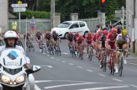 Le peloton était très étiré à Monistrol.