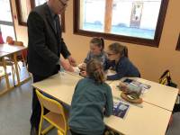 Beauzac : la Banque de France en visite à l&#039;école Saint-Joseph