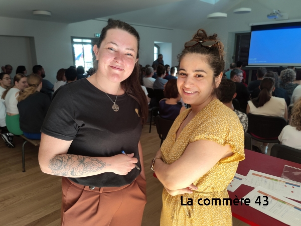 Elodie Pascalong et Lauriane Blanc encadreront les chantiers jeunes||||