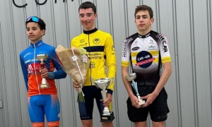 Cyclisme : Tom Rivaud l&#039;emporte à Saint-Rambert et prend la tête du trophée Drôme-Ardèche