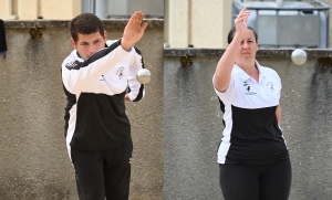 Pétanque : Emilie Savy et Danny Teyssier sacrés champions départementaux